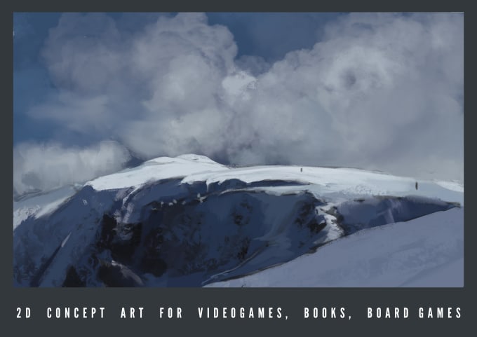 draw landscape concept art for games and books