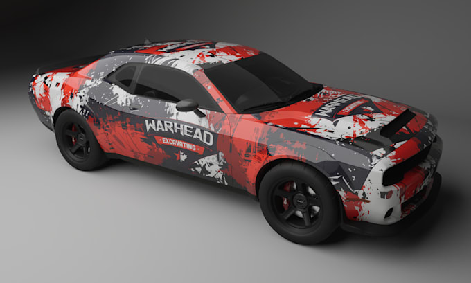 do unique car, van, vehicle wrap design or vehicle sticker