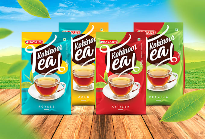 design premium pouch, packaging with mockup 3d