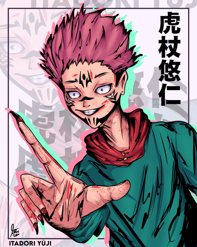 draw you into game or anime character