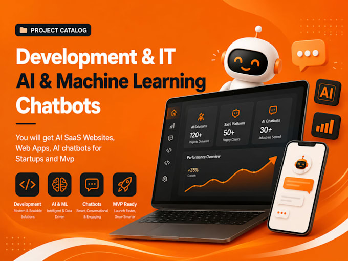 develop ai websites, full stack apps, ai chatbots