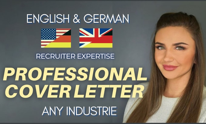 Hire a freelancer to create your cover letter anschreiben in english or german
