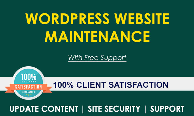 provide wordpress website management service