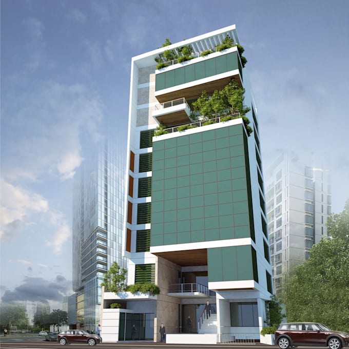 create realistic 3d rendering