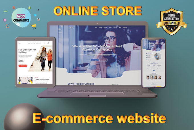create a ecommerce website with woocommerce online store
