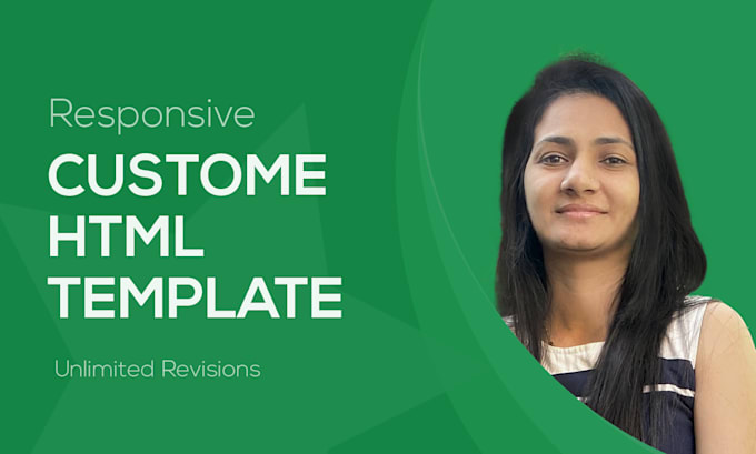 Create a custom and responsive html website template design by ...