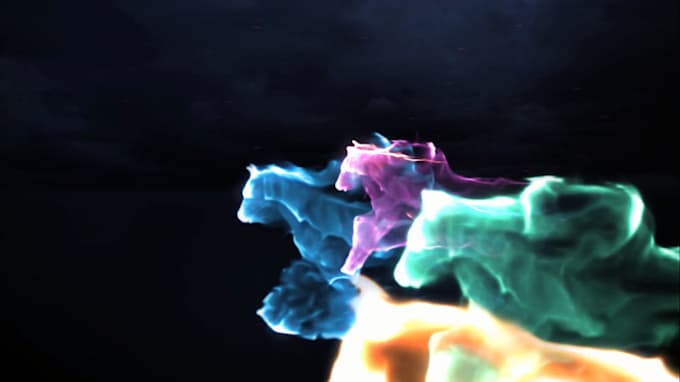 make horse particle trails logo