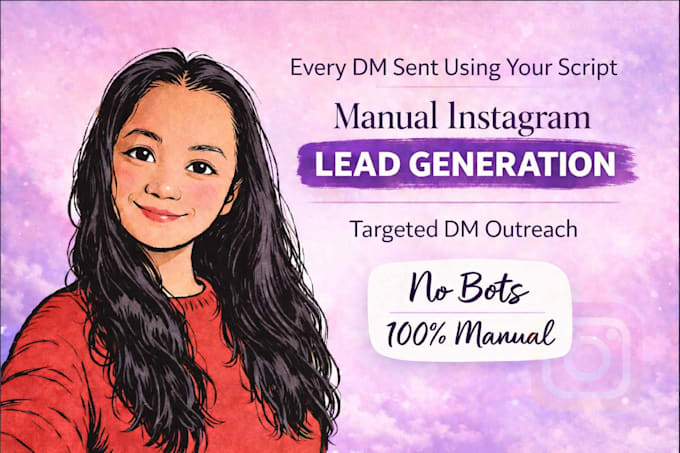 do manual instagram lead generation and dm outreach