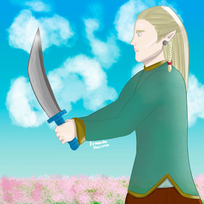 write a fantasy story for you