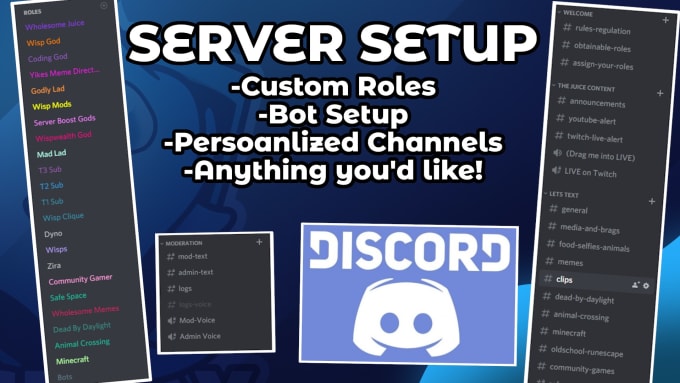 Setup A Discord Server For Your Stream By Wispurx Fiverr