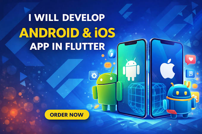 develop android ios app in flutter