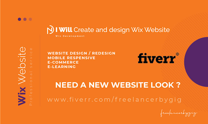 create and design wix website