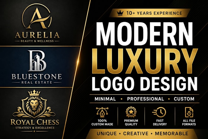 design modern luxury minimalist business logo design