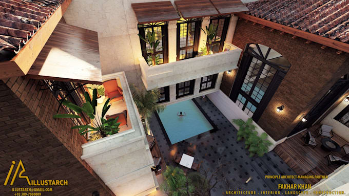 3d model, exterior, interior rendering
