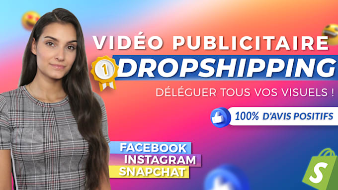 create dropshipping  video ads for your product