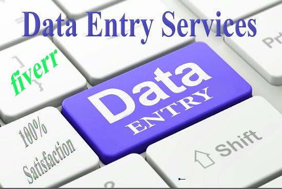 be your virtual assistant for data entry, web research