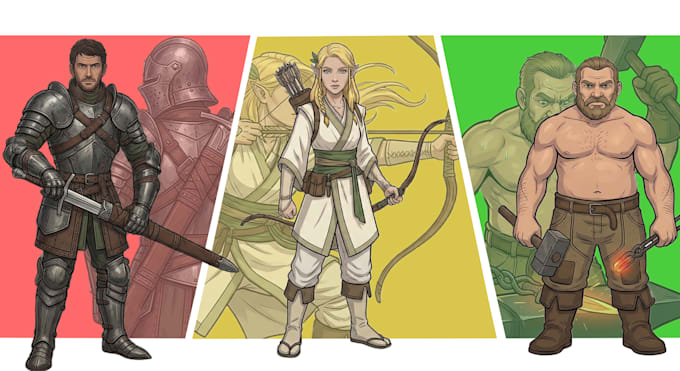 design a professional 2d character reference sheet for your oc
