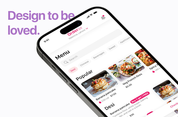 do mobile app design UI UX in figma