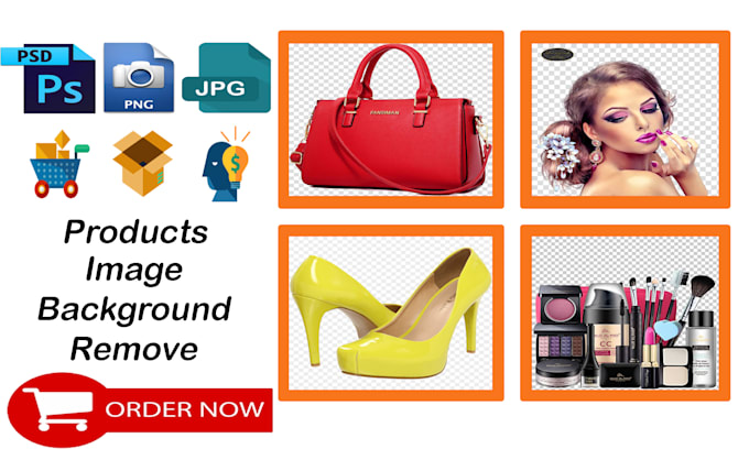 do product image background removal and  retouching
