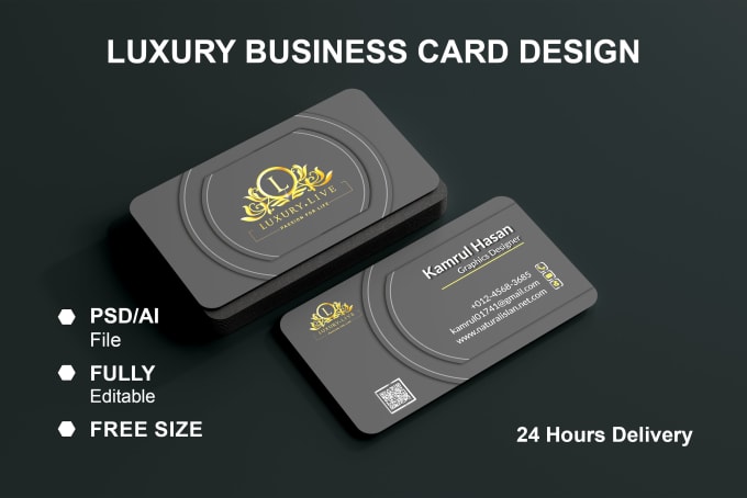 do modern and professional business card design