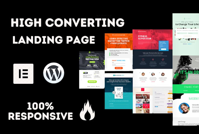 revamp wordpress website ,elementor landing page within 24 hour