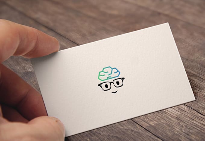 create a simple flat and modern logo design