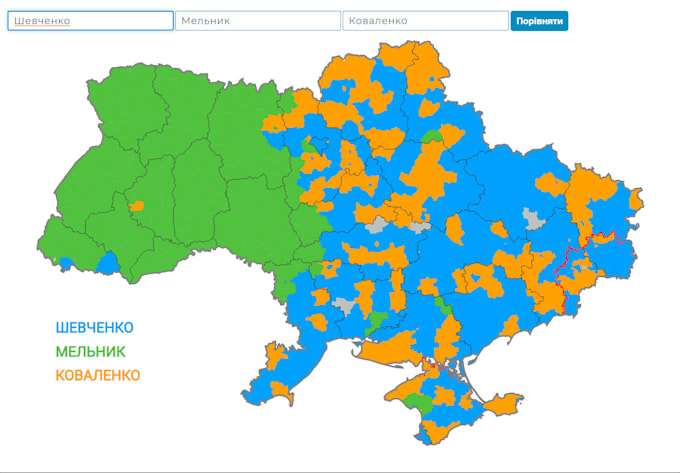 Polish Surname Distribution Map Do Map Of The Distribution Of Russian Polish Jewishu Ukrainian Surnames By  Alexbelous926 | Fiverr