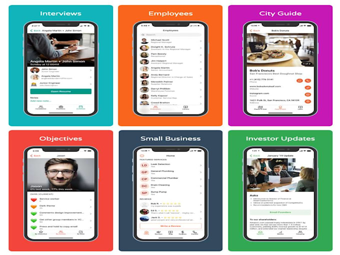design digital clickable app like menu with qr