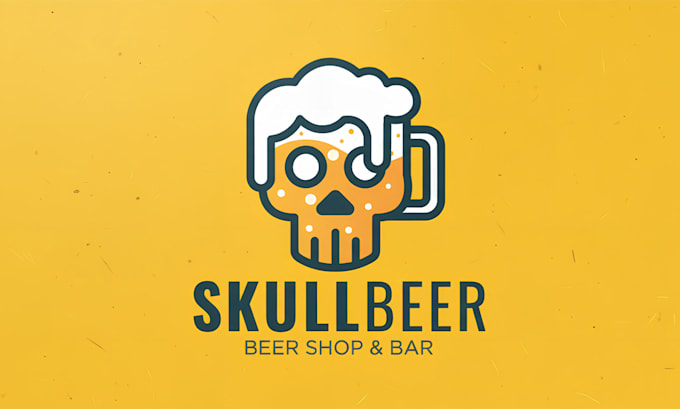 design a modern minimalist flat logo with a creative touch
