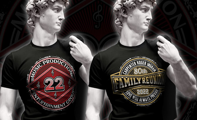 create a distressed, retro vintage, and trendy tshirt design