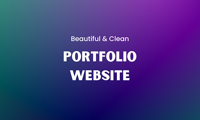 create a responsive portfolio or personal website