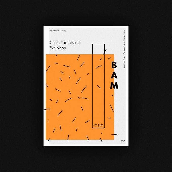 Less Screen Poster Design your poster in less than 24h by Machado_design | Fiverr