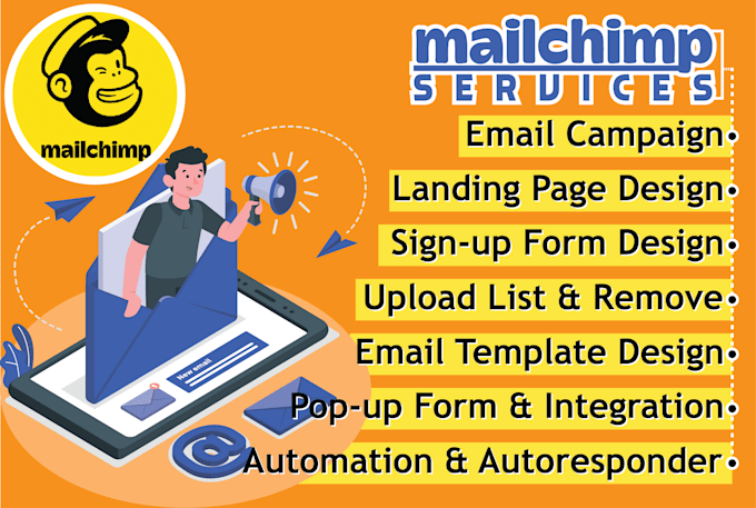 create an email template, campaign and automation setup using mailchimp