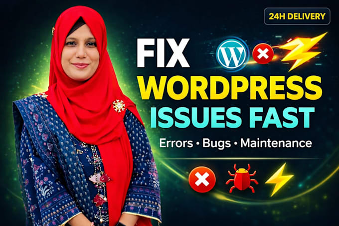 fix wordpress critical errors, bugs, issues, and website problems