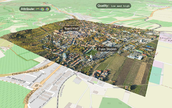 create potree web gis