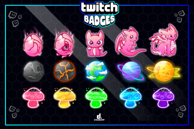 create awesome twitch sub badges or emotes