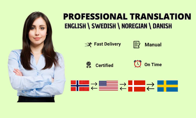translate swedish, danish and norwegian manually