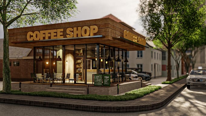 render your commercial interior and exterior