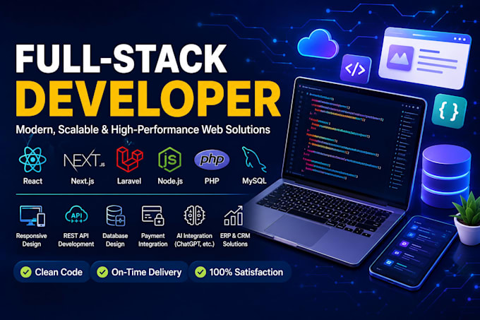 develop a modern full stack web application