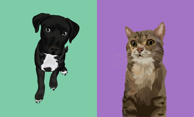 draw your pet or animal to ilustration
