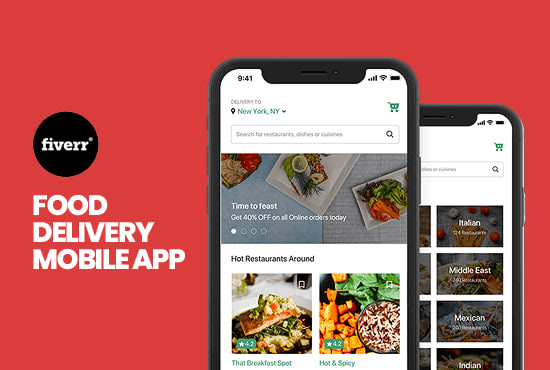 Design and develop food delivery app like uber eats by Mismailll | Fiverr