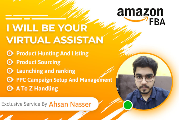 Be your expert amazon virtual assistant fba ppc listing va by Mahsan