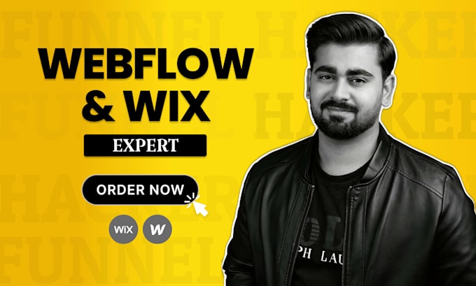 design a high converting webflow or wix website, figma to webflow