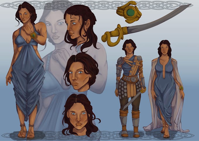 Make an amazing character reference sheet for your character by ...