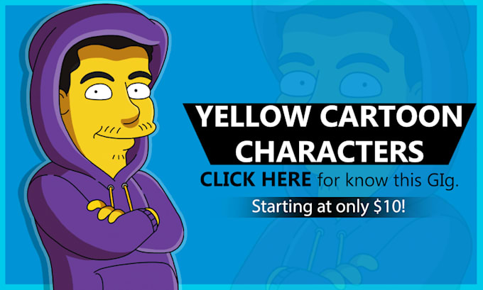 draw you as a yellow cartoon characters