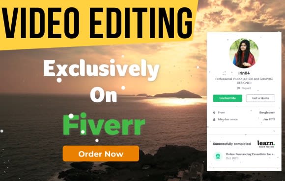 do professional video editing and quick post production