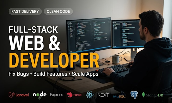 fix bugs,add features and develop by laravel and node