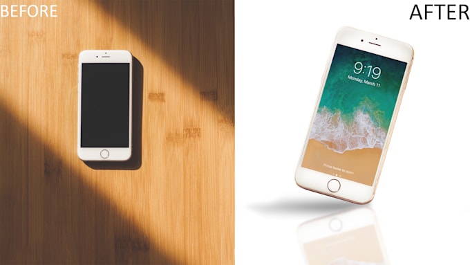 edit product photographs for ecommerce websites