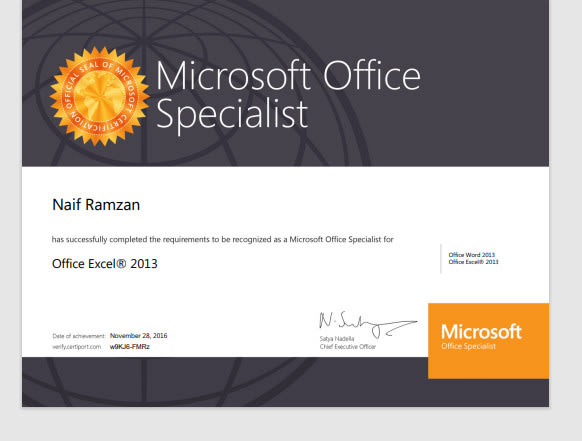 do excel related data processing and internship reporting