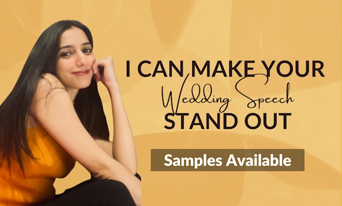 write a wedding speech that will leave everyone speechless
